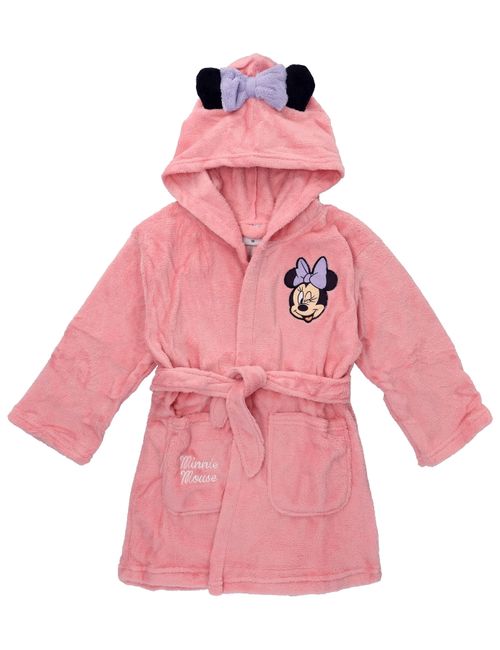 Disney Bademantel Minnie Mouse Kapuze rosa 110/116 (5-6 Jahre)