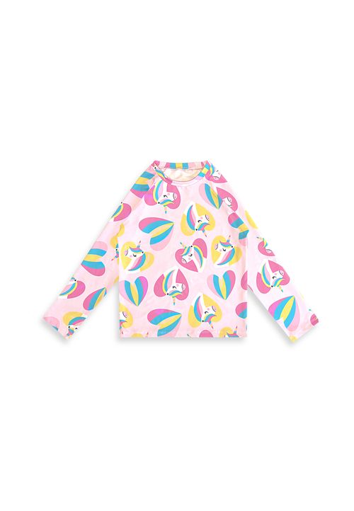Denokids Alloverprint pink 80