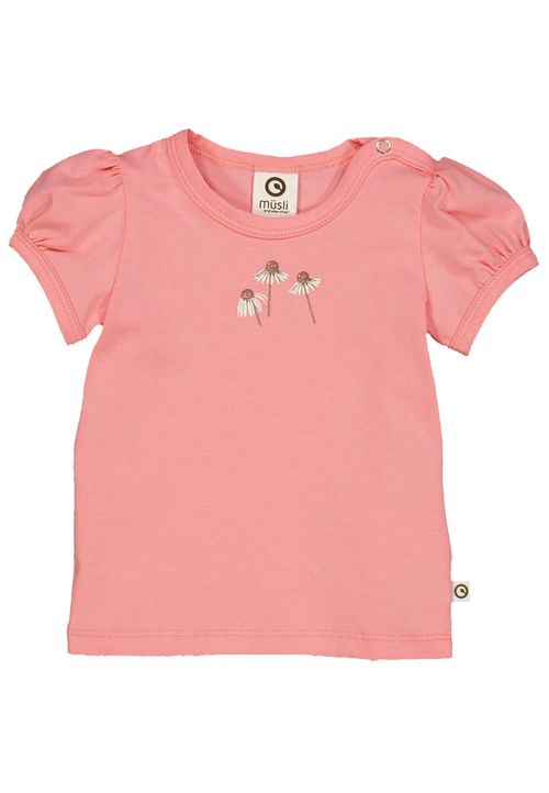 Müsli by Green Cotton Babyshirt Unifarben rosa 80