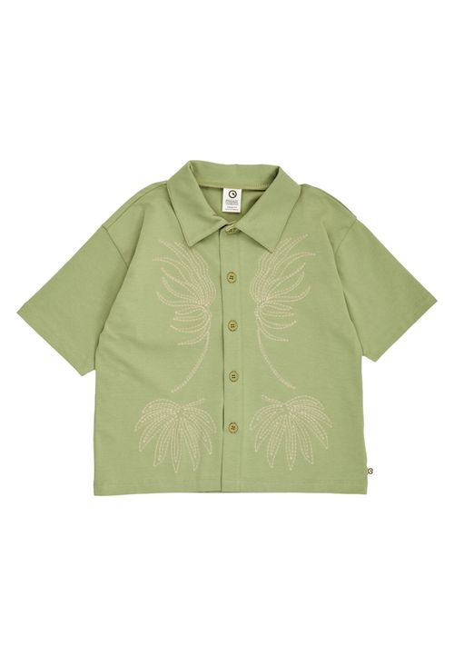 Green Cotton T-Shirt gruen 86