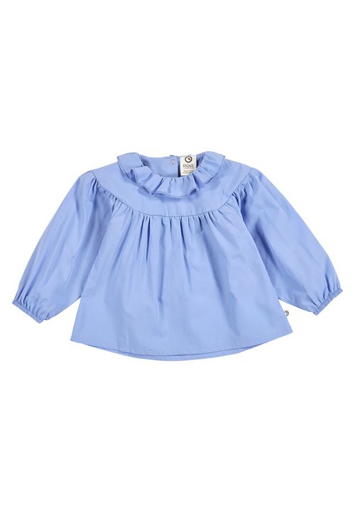 Green Cotton Baby Langarmshirt blau 56