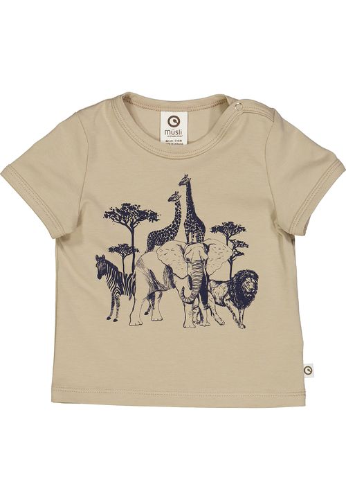 Müsli by Green Cotton Babyshirt Print beige 68