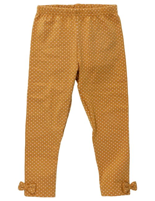 Baby Sweets Legging Nœud Mes Préférés Points Jaune moutarde 6-7A (122 cm)