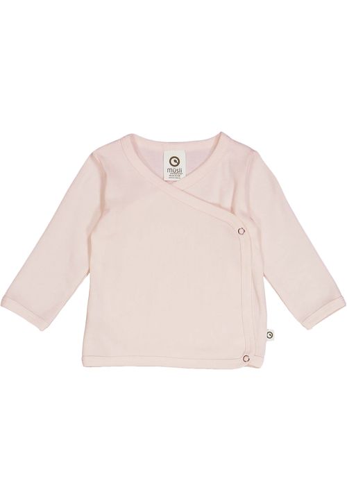 Müsli by Green Cotton Babylangarmshirt Unifarben rosa 44