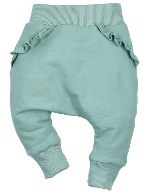 NINI Hose Rüschen grün 56 (Neugeborene)