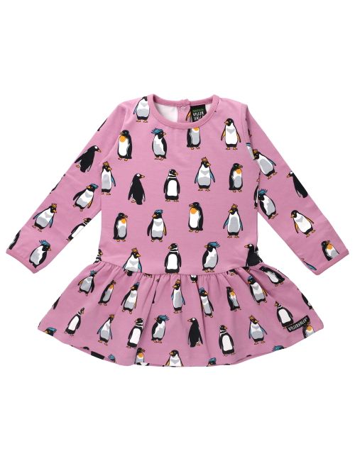 Villervalla Kleid Pinguin rosa Rosa 92 (18-24 Monate)
