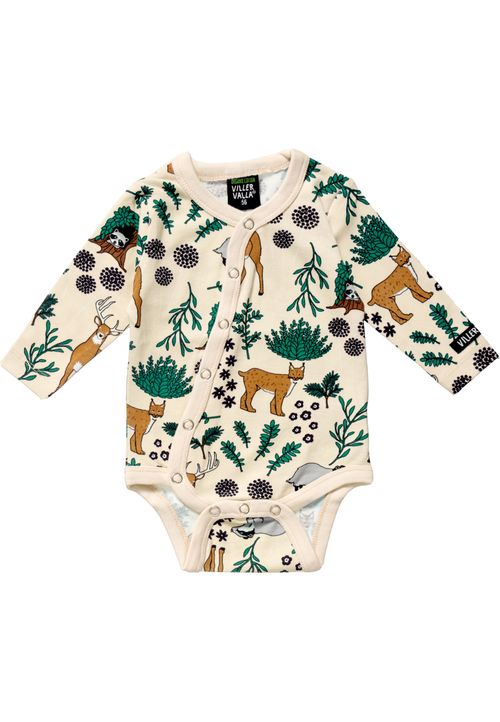 Villervalla Winter Forest Langarmbody beige 56