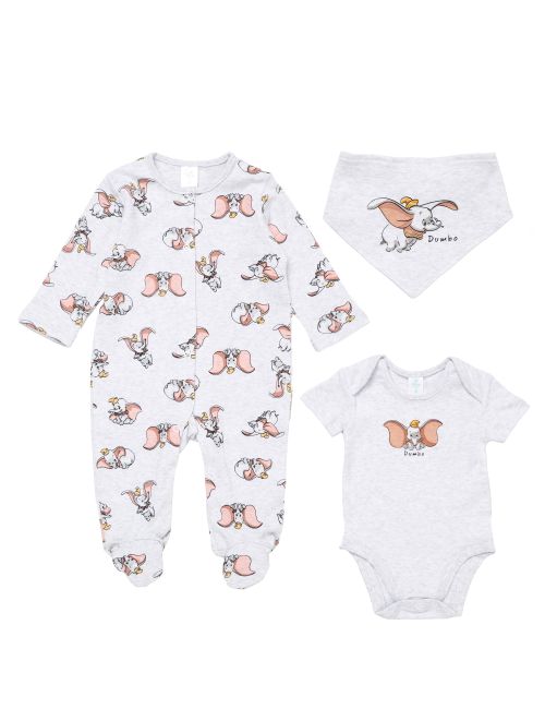 Disney 3 pièces Ensemble Dumbo Gris
