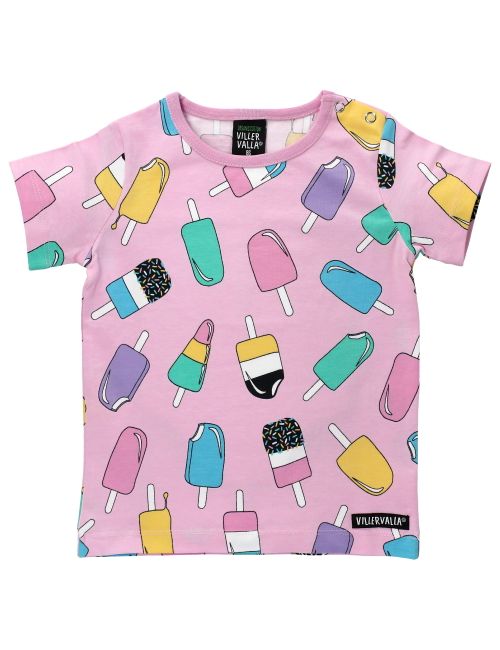 Villervalla T-Shirt Eis rosa 86 (12-18 Monate)