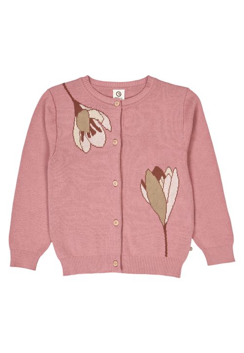 Müsli by Green Cotton Strickjacke Unifarben rosa 98