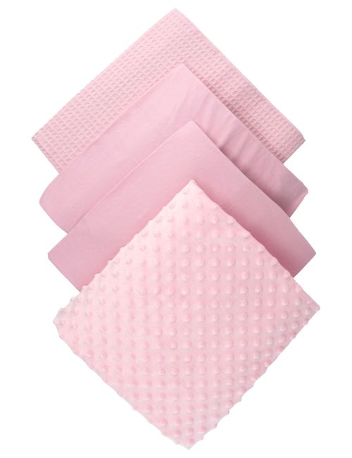 Snuggle Baby 4 pièces Couverture Rose