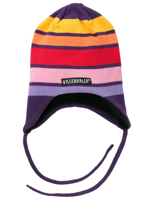 Villervalla Beanie Mütze Streifen bunt Verbier 42/44