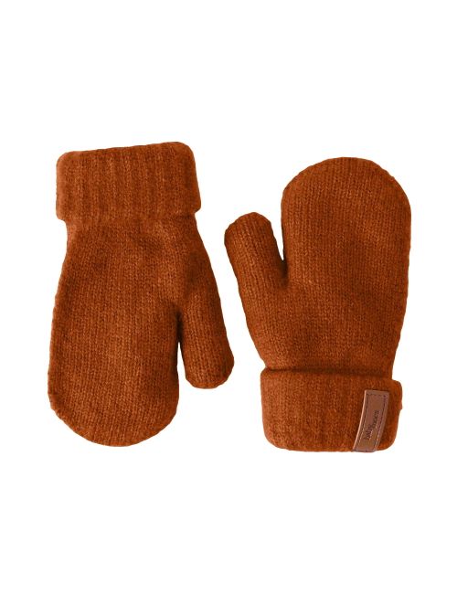BabyMocs Handschuhe Fleece rot Onsesize Babys