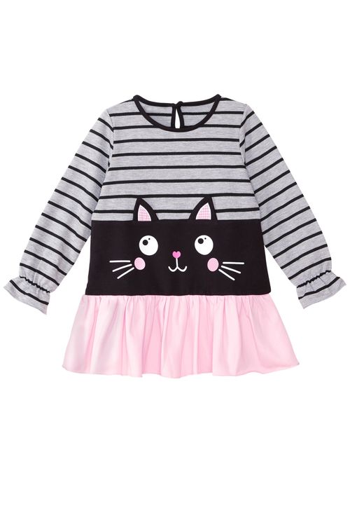 Denokids Gestreift grau 104