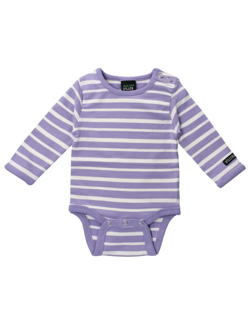 Villervalla Body Streifen lavendel 56 (Neugeborene)