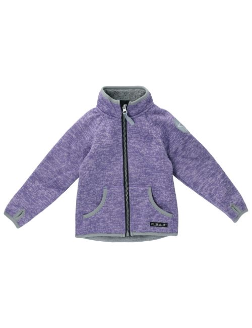 Villervalla Jacke Sterne Fleece lila 116 (5-6 Jahre)