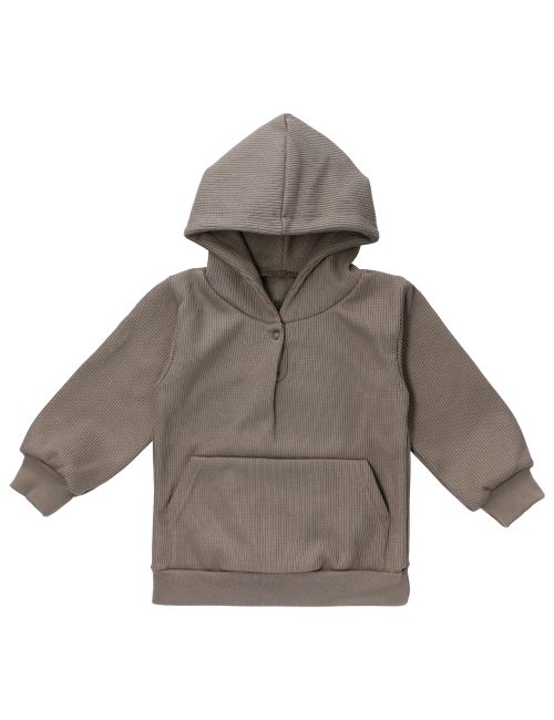 MaBu Kids Hoodie Nice, Wild & Cute taupe