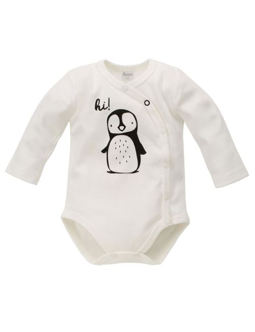 Pinokio Wickelbody Pinguin weiß 50 (Neugeborene)