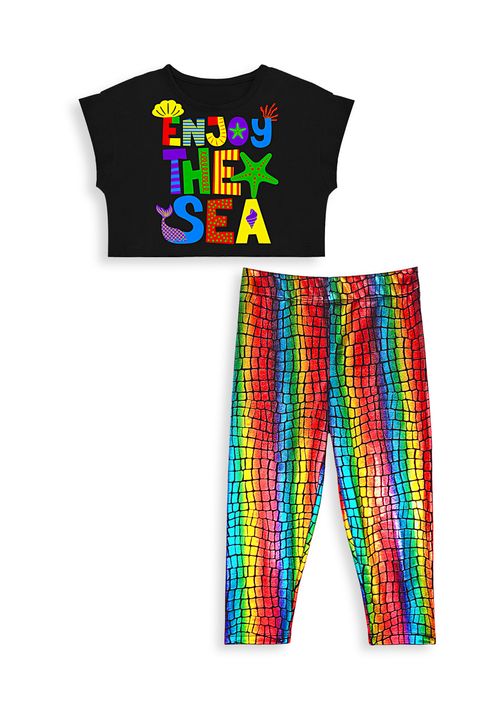 Denokids Print schwarz 140