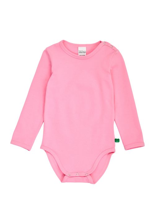 Green Cotton Langarmbody pink 56