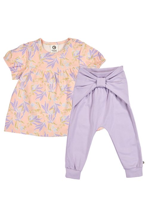 Green Cotton Zweiteiler multicolor 56