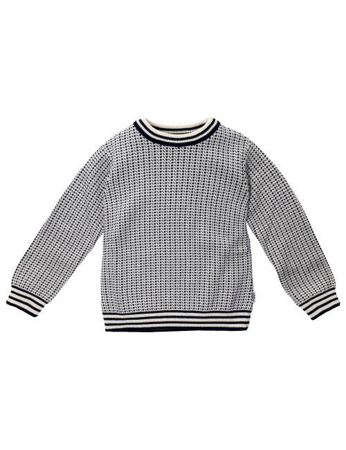 Ebbe Kids Pullover Swedish Fisherman Jacquard Weiß 122 (6-7 Jahre)