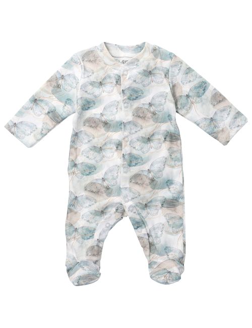 NINI Grenouillère Papillon Blanc 6-9M (74 cm)