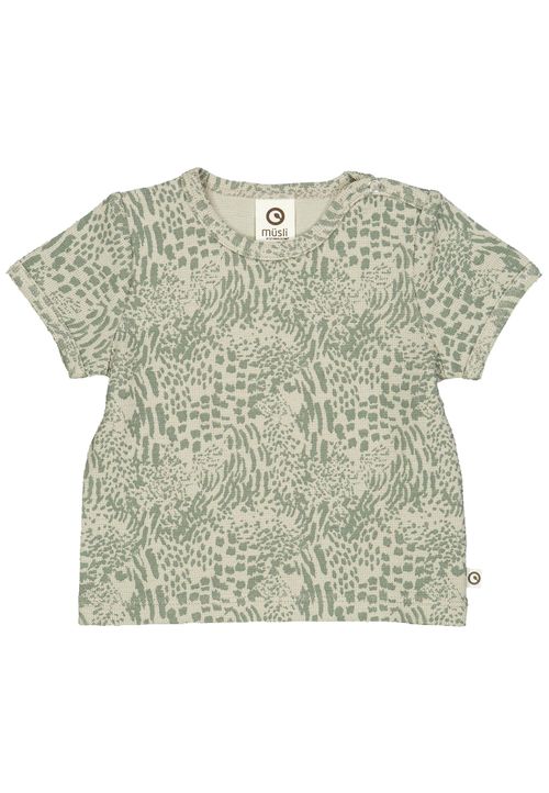 Müsli by Green Cotton Babyshirt Animal grün 74