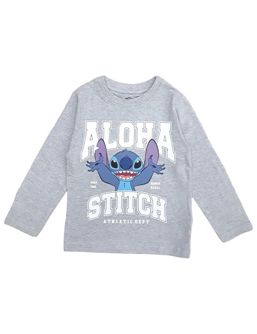 Disney Langarmshirt Lilo & Stitch grau 98 (2-3 Jahre)