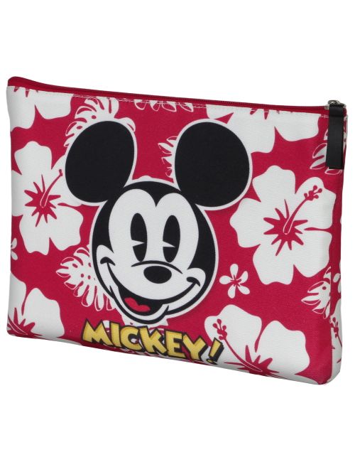 Disney Trousse de toilette Mickey Mouse Blumen Rouge