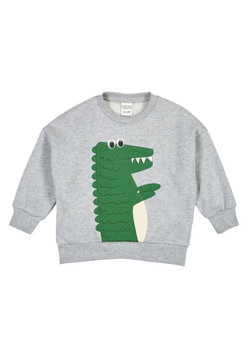 Fred s World by Green Cotton Sweatshirt Unifarben grau 86
