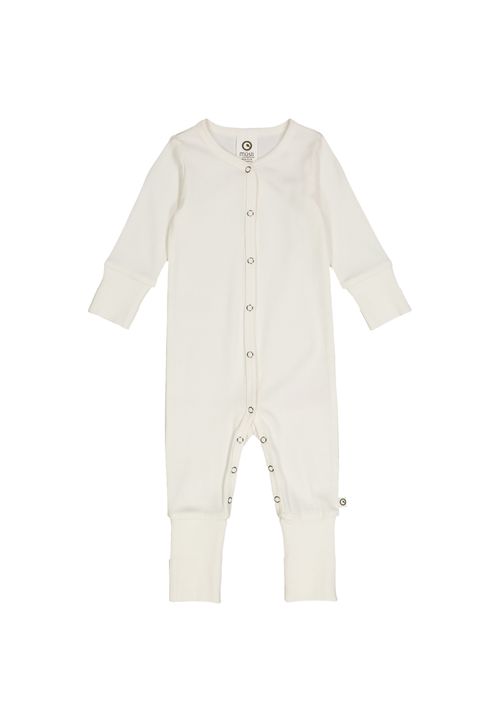 Müsli by Green Cotton Strampler Unifarben creme 68