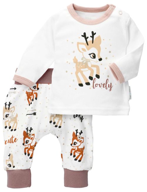 Baby Sweets 2 Teile Set Lovely Deer weiß 6 Monate (68)