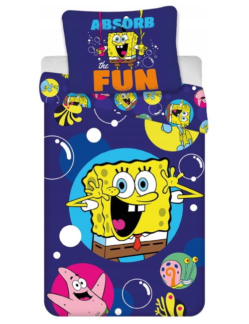 Nickelodeon 2 pièces Linge de lit 135x100 cm Bleu
