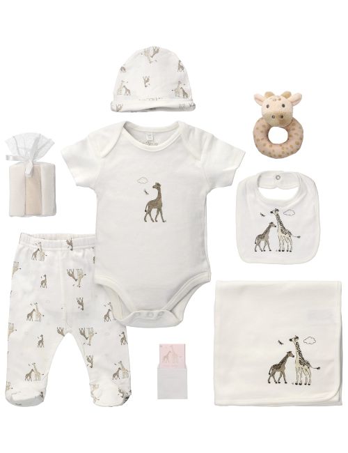 Rock A Bye Baby Boutique 10 Teile Set Giraffe creme 50/56 (Neugeborene)