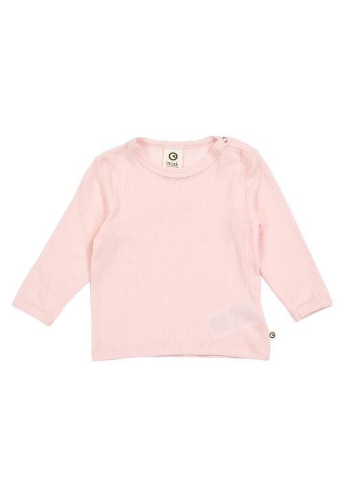 Müsli by Green Cotton Babylangarmshirt Unifarben rosa 56