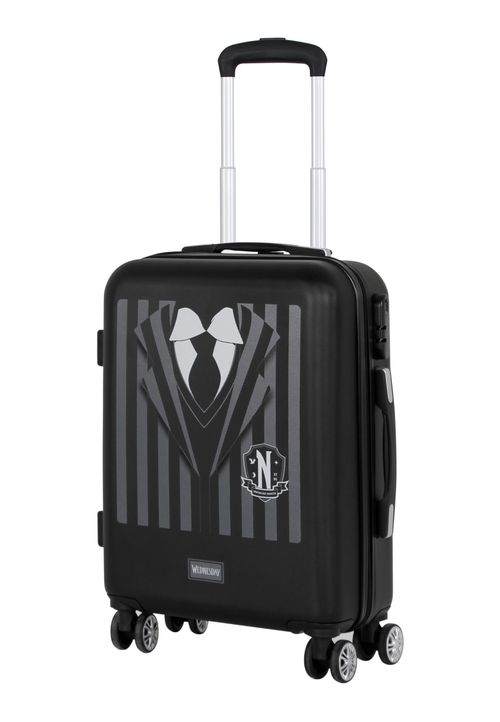 Wednesday Uniform-ABS 4-Wheel Cabin Suitcase Schwarz 38x55x20 cm schwarz Onesize Kinder