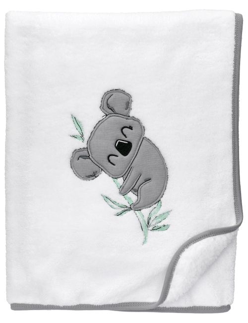 Baby Sweets Decke Baby Koala 110x90 cm weiß