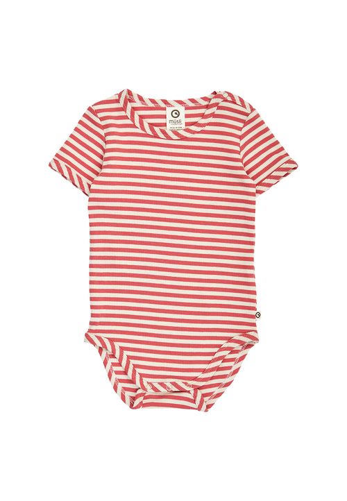 Green Cotton Kurzarmbody rot 56