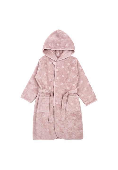 Green Cotton Bademantel rosa 116/122